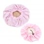 Customized logo Pink mommy and baby satin bonnets