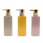 Gold luxury 500ml Empty plastic Shampoo bottle 