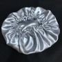 Bonnet silk hair bonnet satin with custom logo round hair bonnet