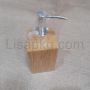 Custom wooden bamboo shampoo bottle Hand sanitizer bottle 