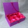 Custom pink paper gift glitter wig boxes packaging with logo 