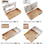 Marble wholsale eyelash boxes with tray and window