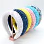 Different colors head band hair bands with diamond