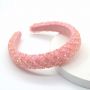 Pink shiny fashion head band for woman