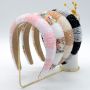 Pink shiny fashion head band for woman