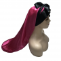 Custom Silk Satin Long Bonnet with Long Ties
