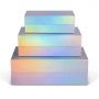 Custom strong holographic folding magnetic box with your logo