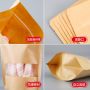 Custom kraft resealable ziplock stand up food bag for nut tea coffee snack 