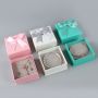 Custom printed small paper jewelry box with jewelry bag