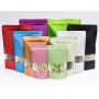 Custom logo colorful ziplock mylar plastic food foil aluminum bag
