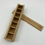 Custom wooden bamboon wood pill box with drawer 