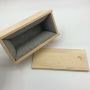 Custom wood wooden bamboo tea box with foam tray