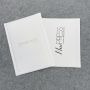 Custom white shipping bubble bags packaging for cosmetics boutique clothing wigs hair 
