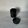 Custom black 250ML PET cosmetic plastic jar for cream edge control