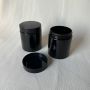 Custom Black cosmetic jar for cream cosmetic packaging containers 250ml 