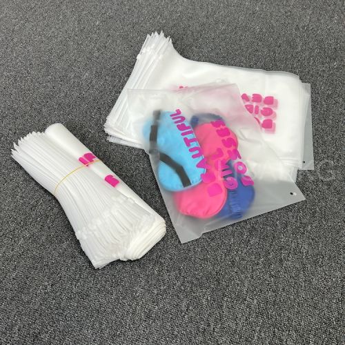 Hot Selling Eco friendly Zipper Resealable Clothes Packaging Frosted Plastic Ziplock Bag