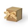Custom black small square strong paper gift box for candle cup gifts candy