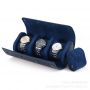 Wholesale Travel Portable Custom Logo Gift PU Leather Wrist Watch Rolling Storage Case Single Watch Packaging Box Case For men
