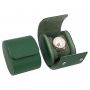 Wholesale Travel Portable Custom Logo Gift PU Leather Wrist Watch Rolling Storage Case Single Watch Packaging Box Case For men