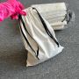 Top quality custom white cotton dust bags covers for handbags and shoe 