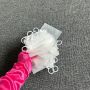 Custom clear Plastic necklace ring bractlet packaging zipper bag for jewelry Luxury PVC BAG