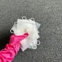 Custom clear Plastic necklace ring bractlet packaging zipper bag for jewelry Luxury PVC BAG