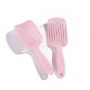 Custom Logo Hollow Design Hair Comb ABS Handle Air Cushion Massage Comb Wet And Dry Curved Vent Hair Brush