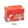 Custom color zipper carton box mailer shipping box with double sided tape inside