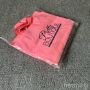 Custom pink white Plastic Shopping Bag with Logo Pink Carrier Package Recycled Retail Merchandise Plastic Bags