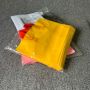 Custom pink white Plastic Shopping Bag with Logo Pink Carrier Package Recycled Retail Merchandise Plastic Bags