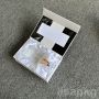 Custom white Magnet Flip Luxury Perfume Gift Packaging Paper Cardboard Magnetic Perfume Box with satin tray 