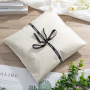 Hot Selling Luxury Organic Cotton Envelope Dust Bag Recyclable Custom Ribbon New Design for Fabric Packaging Envelope Pouches