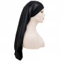 Long Satin Sleep Cap Loose Sleeping Cap Solid Color Sleep Bonnet