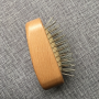 Solid wood beech steel needle airbag massage princess hair brush for salon